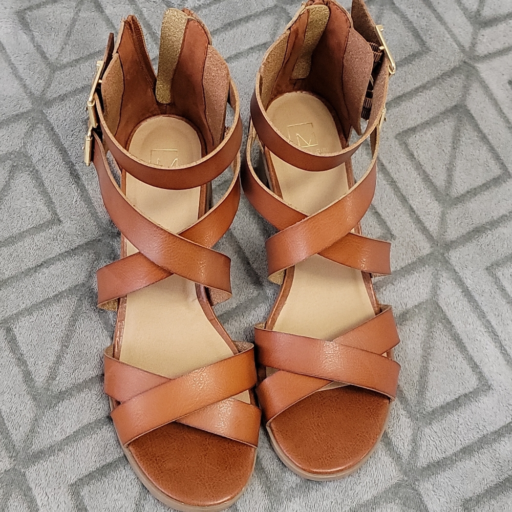 Wide Width strappy heels